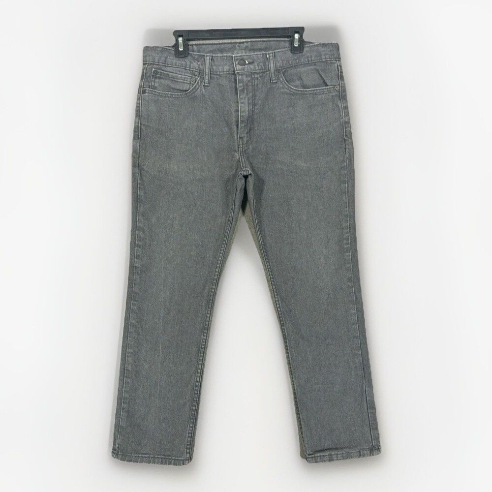 Levi's 511 Slim Fit Jeans Men's 36x29 Grey Wash Denim Stretch Classic 5-Pocket